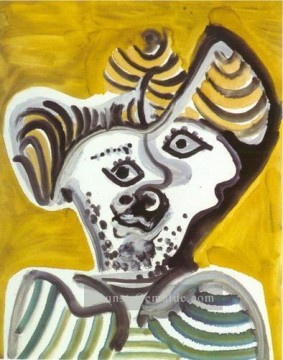 Pablo Picasso Werke - Tete d Man 4 1972 cubist Pablo Picasso